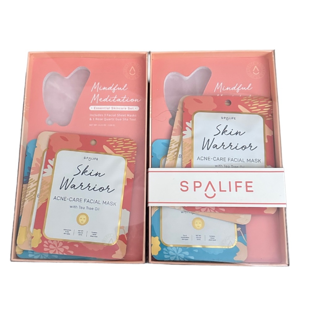 SpaLife Mindful Meditation Skincare Gift Set Lot Of 2 NEW